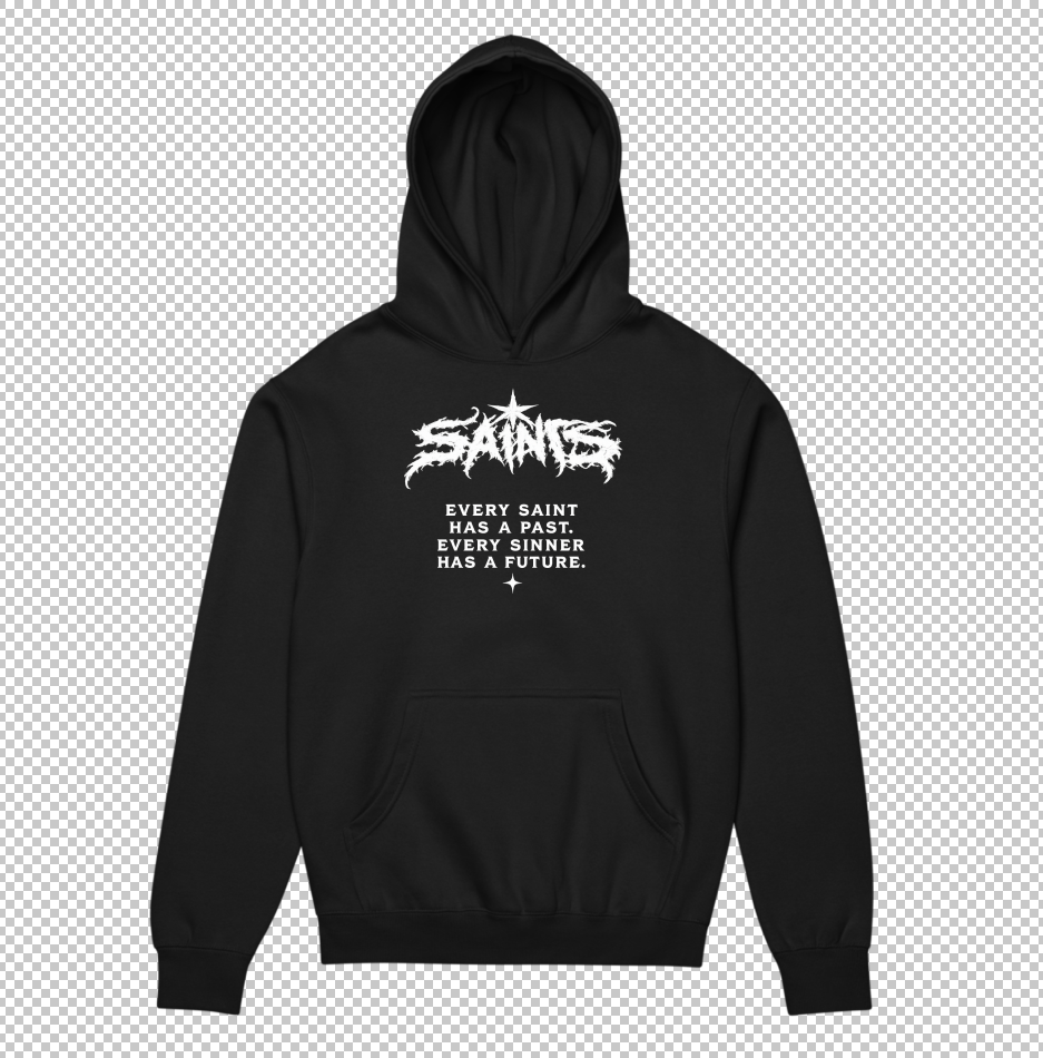 Saints Garden White Hoodie