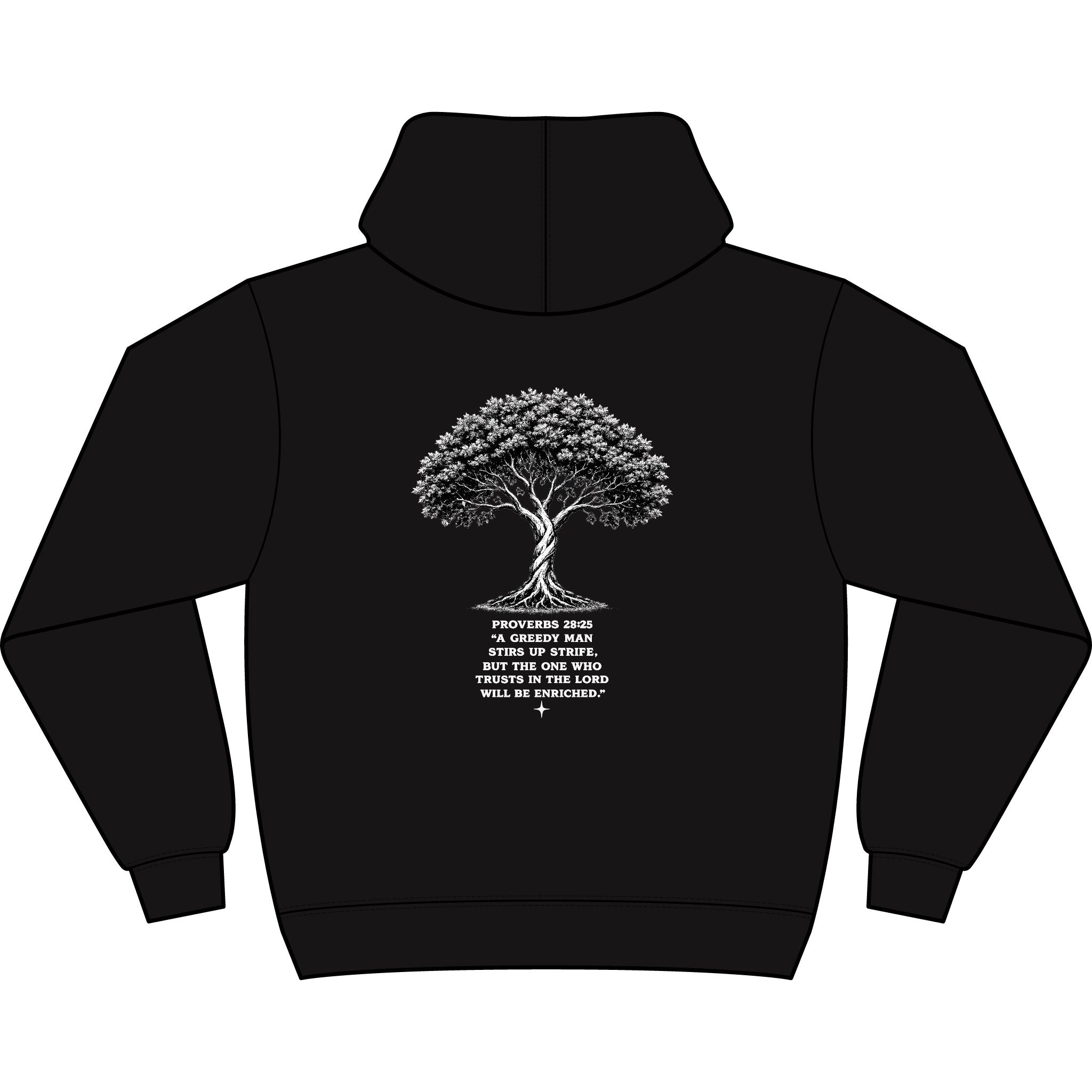 Saints Garden White Hoodie