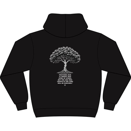 Saints Garden White Hoodie
